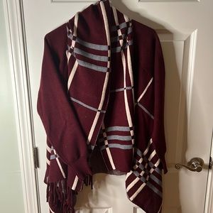 Venus striped cardigan, Worn once, Crisscrosses with buttons